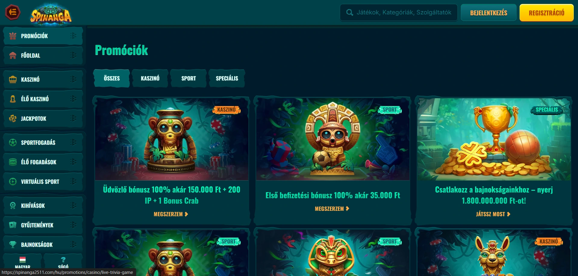 spinanga casino bonus