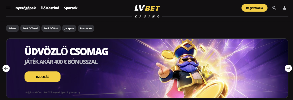 LvBet Main Page