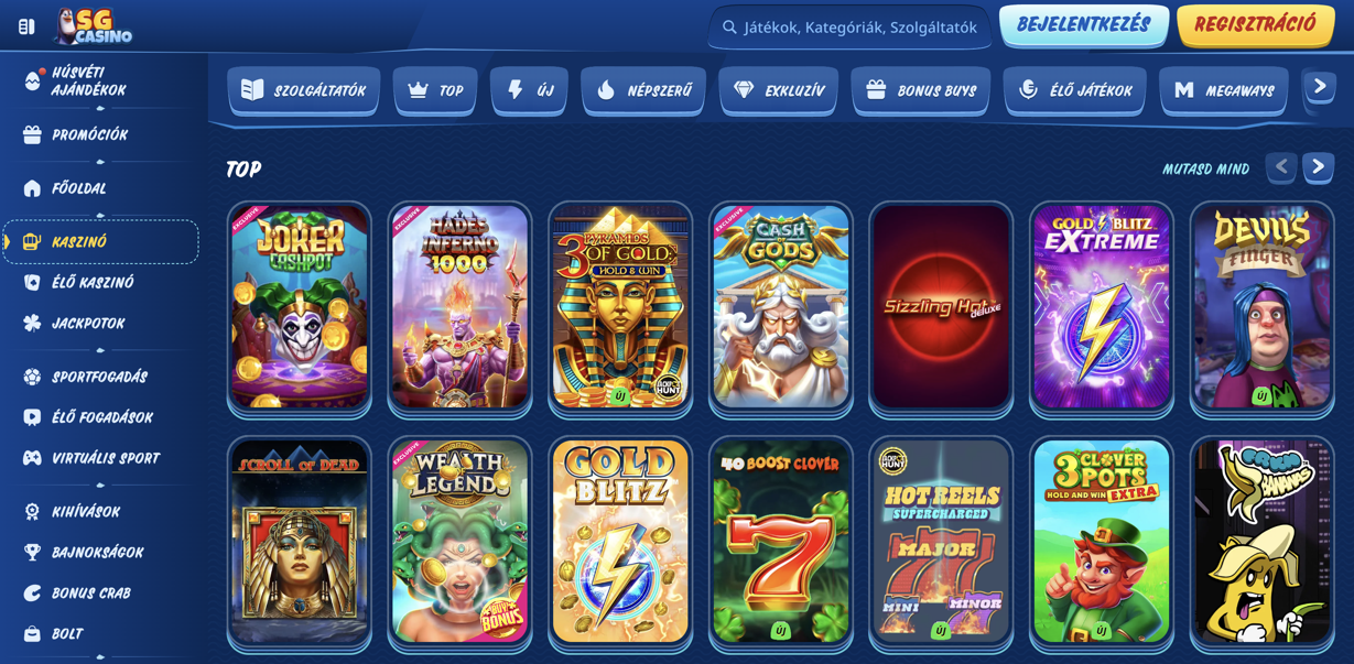 SG Casino Slots Games