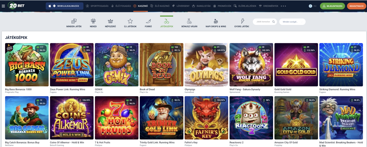 20bet slots
