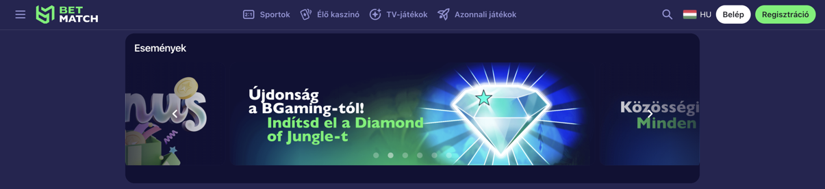 Betmatch Main Page