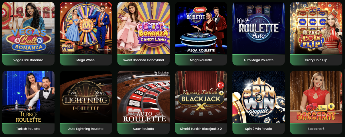 Zip Casino Live Casino
