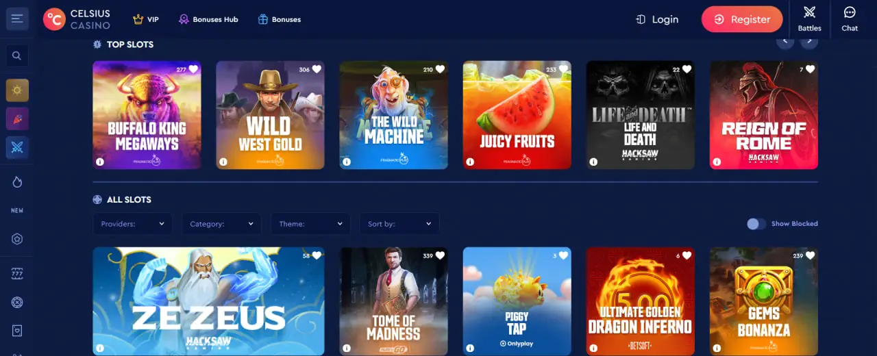 Celsius Casino – Megéri megbízni benne?