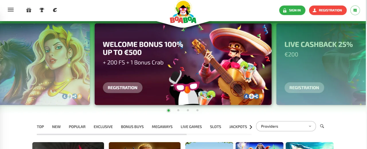 BoaBoa Main Page