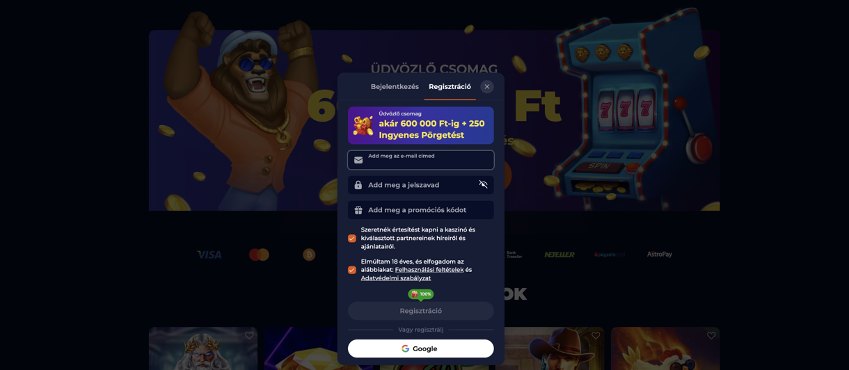 Nine Casino Registration